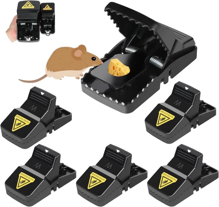 Reusable Heavy Duty Mouse Trap – Safe & Powerful Rat Catcher with Sensitive Trigger | Easy Set Rodent Trap for Home & Kitchen
