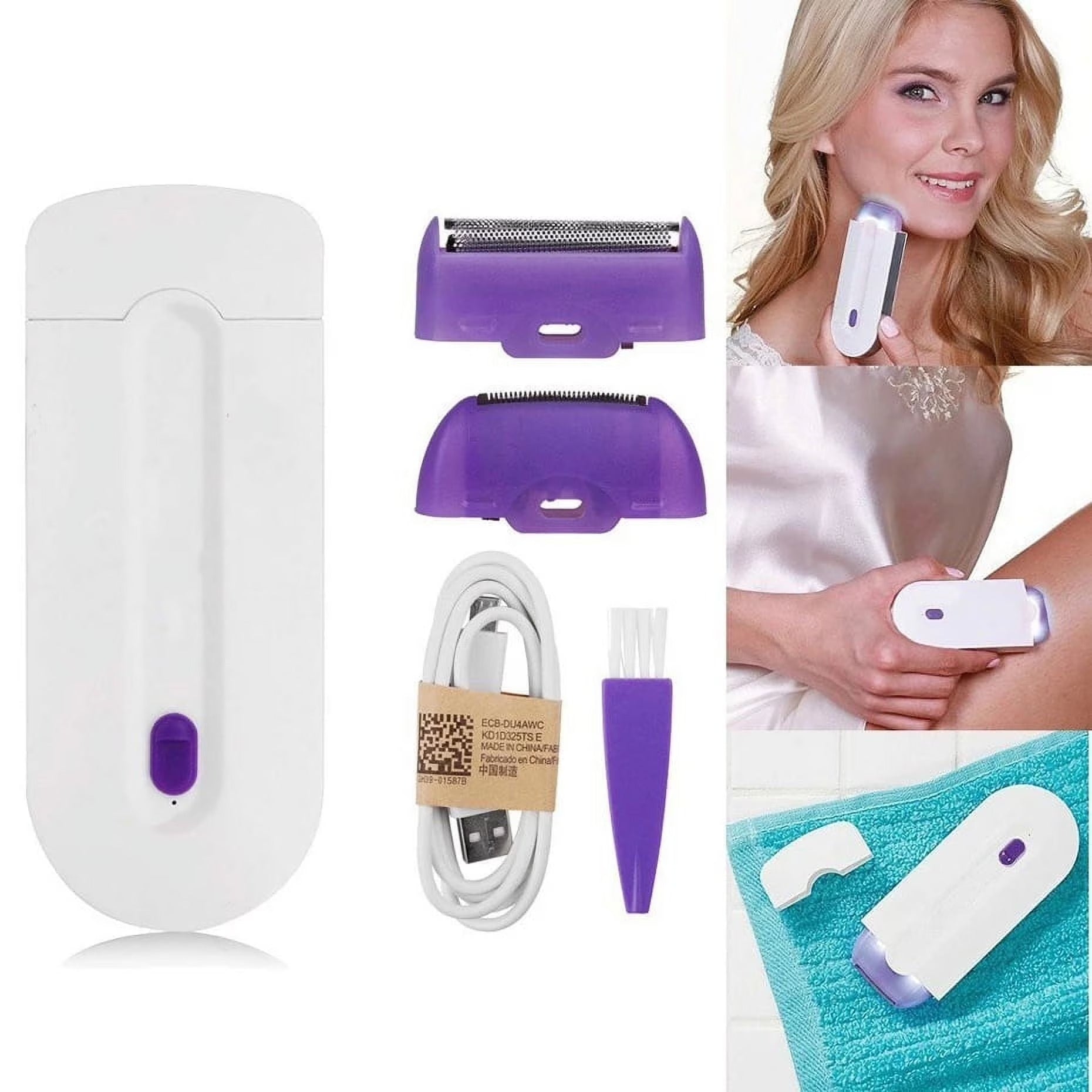Finishing Touch Instant Painless Hair Remover for Women – USB Rechargeable