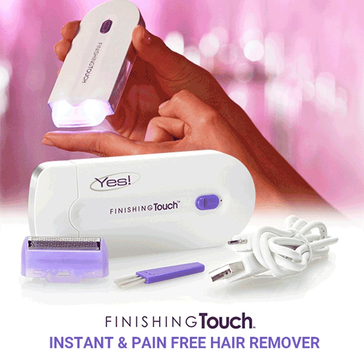 Finishing Touch Instant Painless Hair Remover for Women – USB Rechargeable