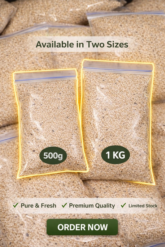 Premium White Sesame Seeds (Safed Til) – 100% Pure & Fresh Crop